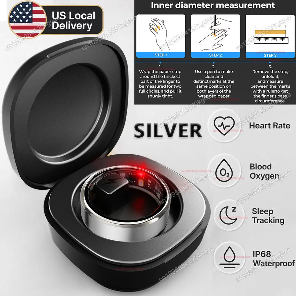 Ola Esporte Smart Ring Fitness Tracker Heart Rate Sleep Monitor