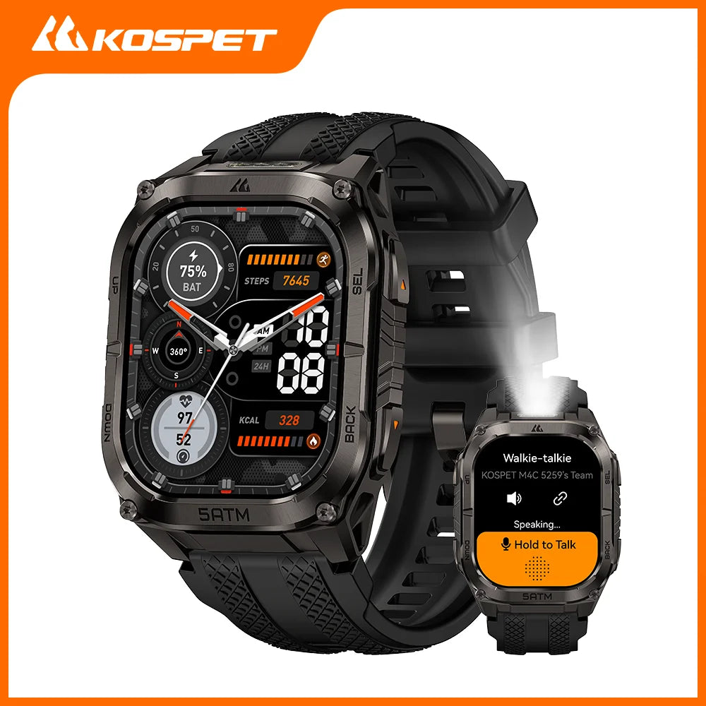 Kospet Tank M4C GPS Smartwatch For Men Waterproof Health Tracker