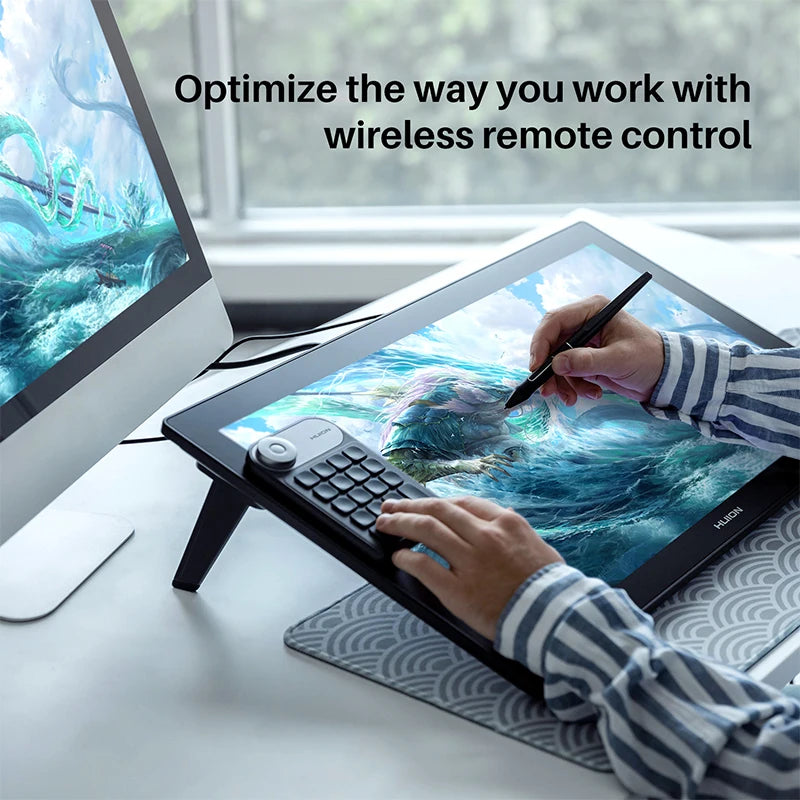 Huion Kamvas Pro 4K Graphics Tablet With 140 Percent sRGB