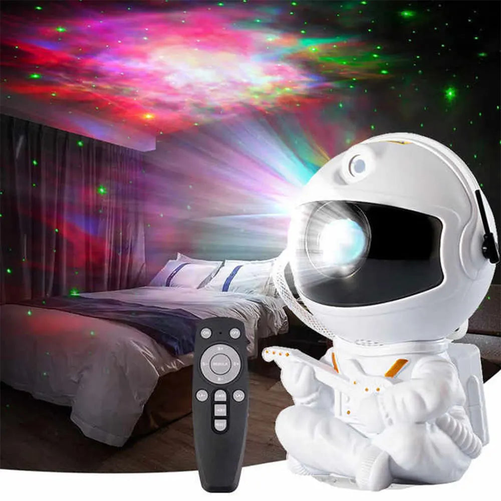 LED BARZ Astronaut Galaxy Light Projector Nebula Settings Remote Control