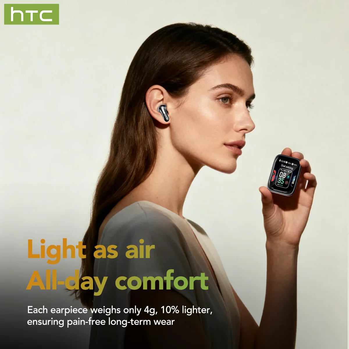 Wireless Bluetooth Earbuds With Noise Cancelling And AI Translation