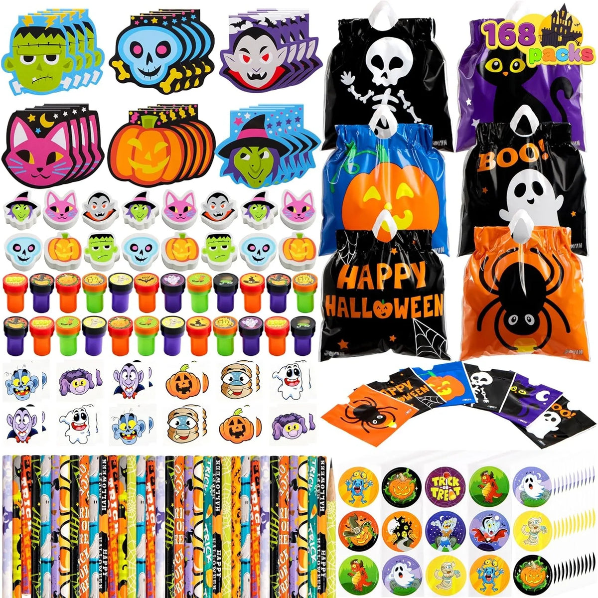 Joyfy Halloween Art And Craft Stationery Party Favor Gift Set