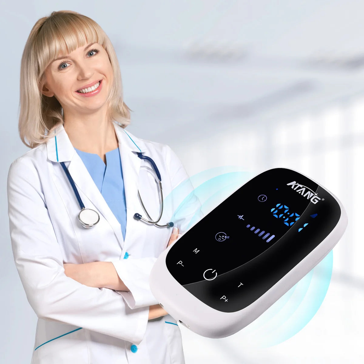 ATANG CES Brain Therapy Device Ear Clip Sleep Insomnia Aid