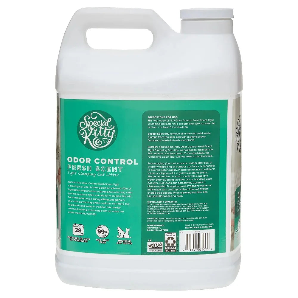 Special Kitty Clumping Clay Cat Litter Fresh Scent Odor Control