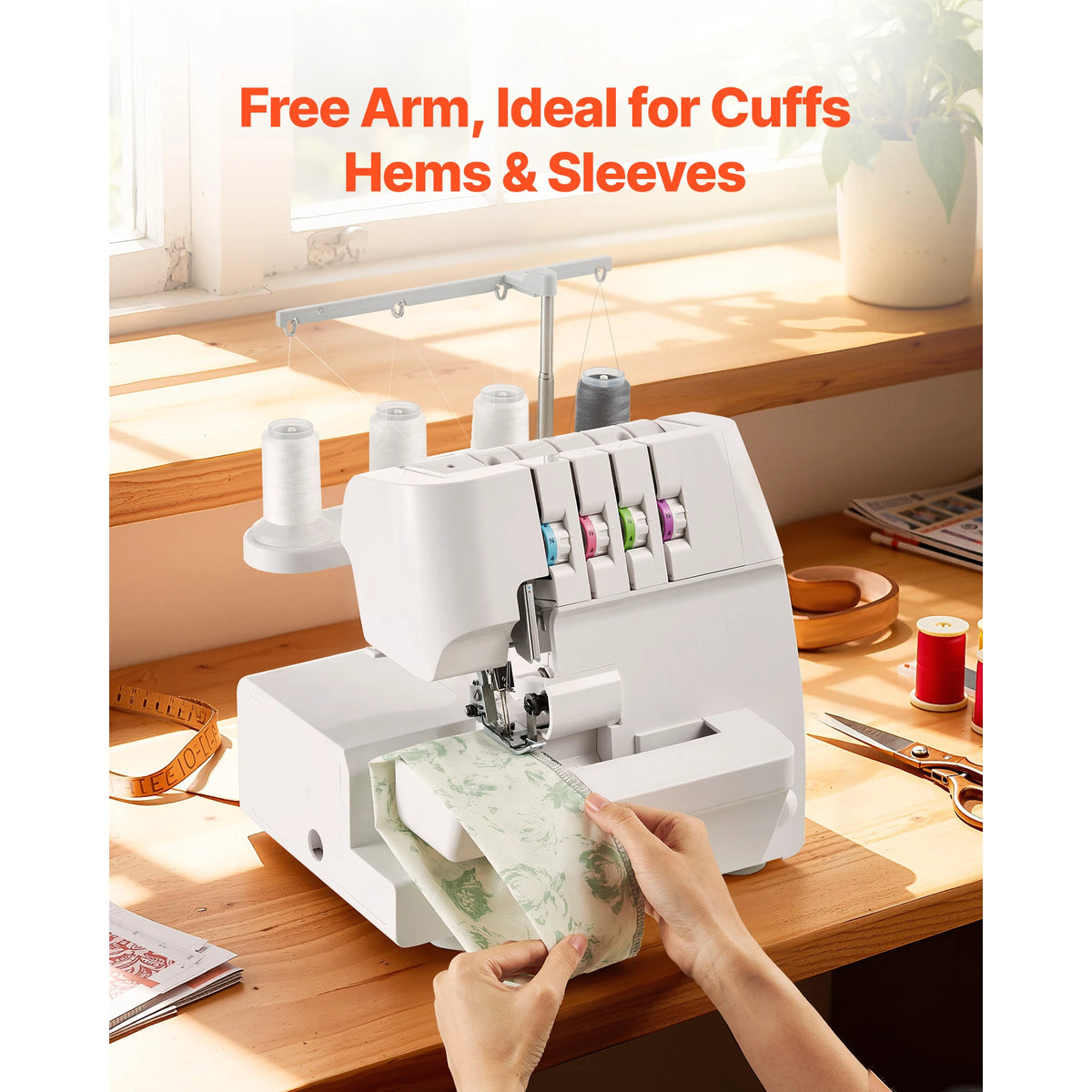 SucceBuy Serger Overlock Machine With 2 To 4 Thread Capability