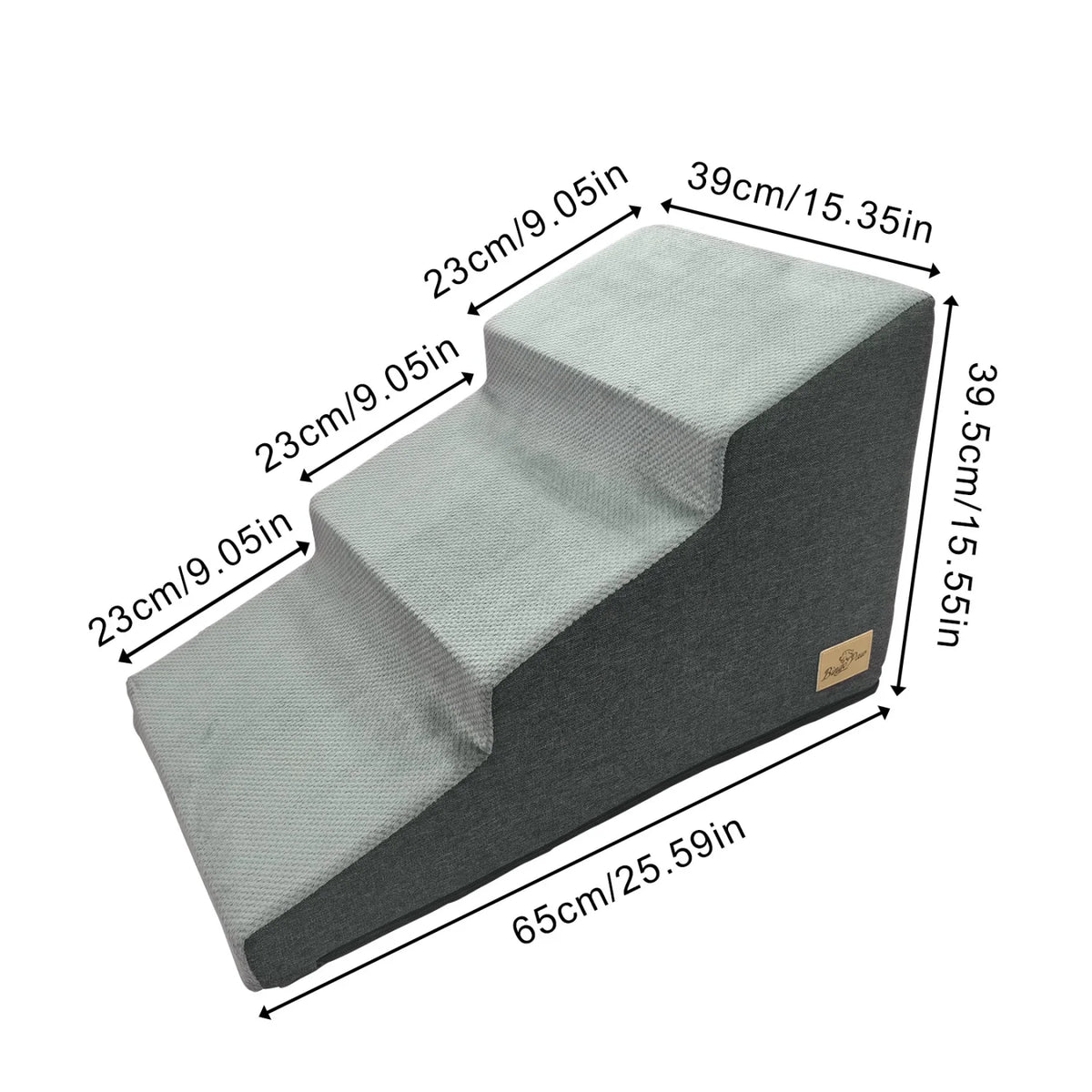Dog Stairs Ramp With Washable Cover Non Slip Steps Sofa