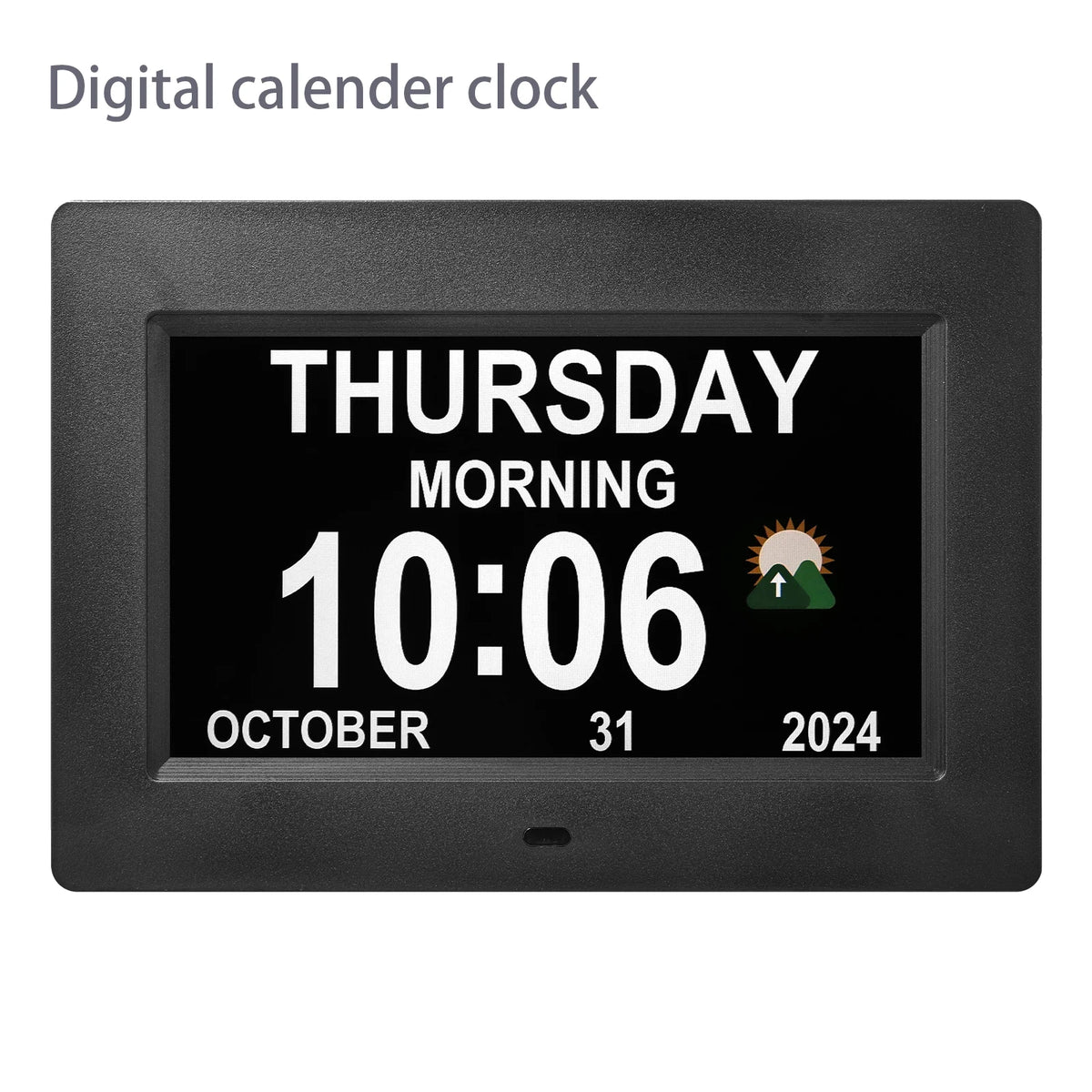 Digital Dementia Clock for Seniors with Day Date and Alarms