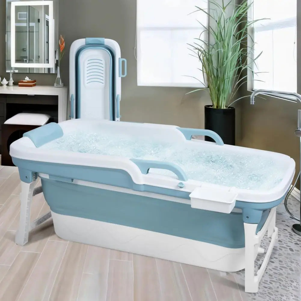 Portable Collapsible Bathtub for Adults and Kids with Handles
