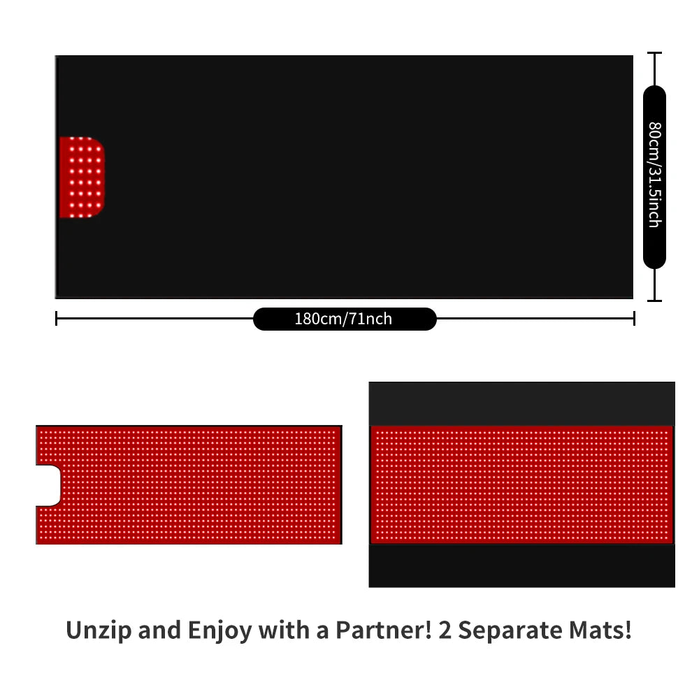 Full Body Red Light Therapy Sleeping Bag Infrared Relaxation Mat