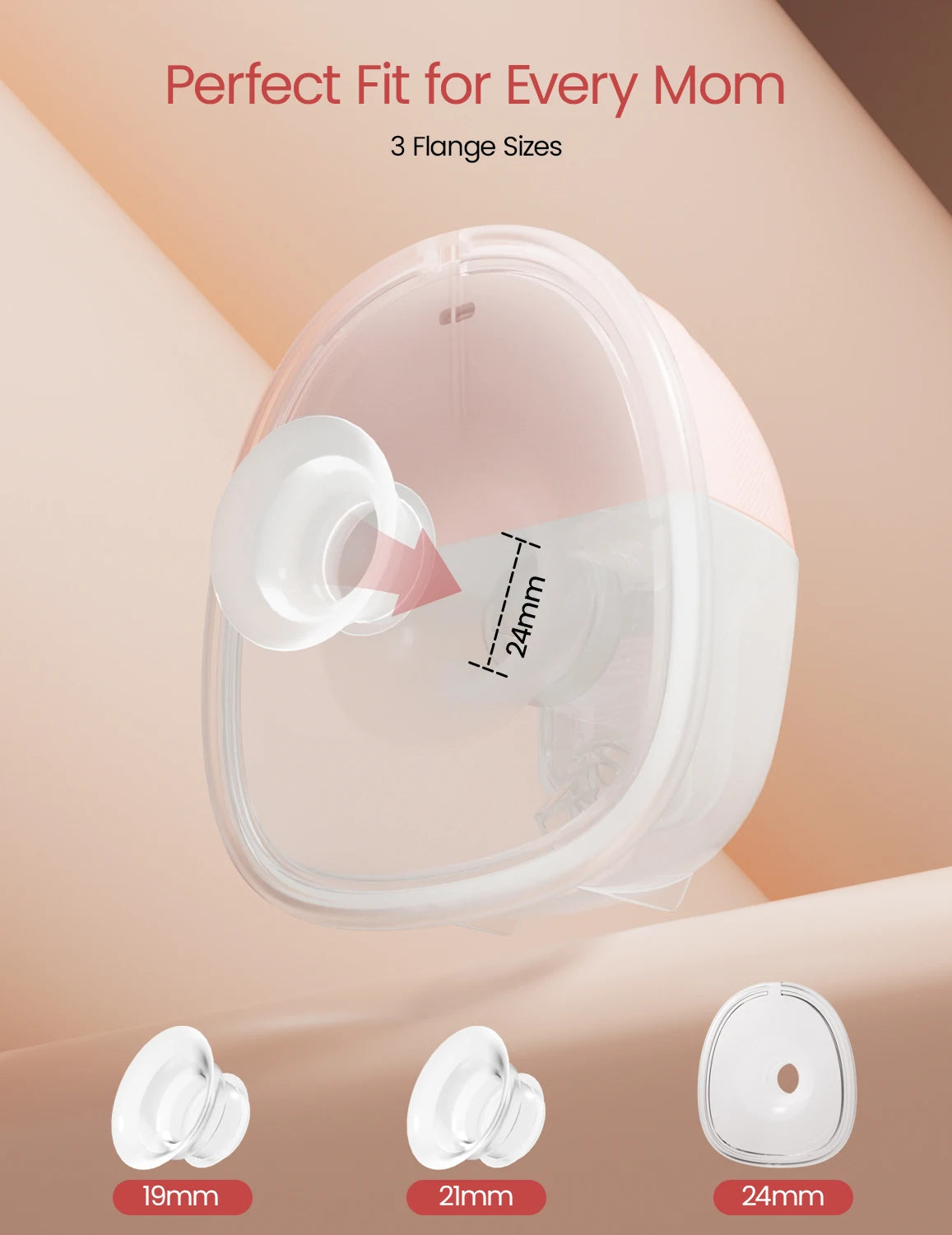 NCVI Hands Free Wearable Electric Breast Pump With Quiet Suction
