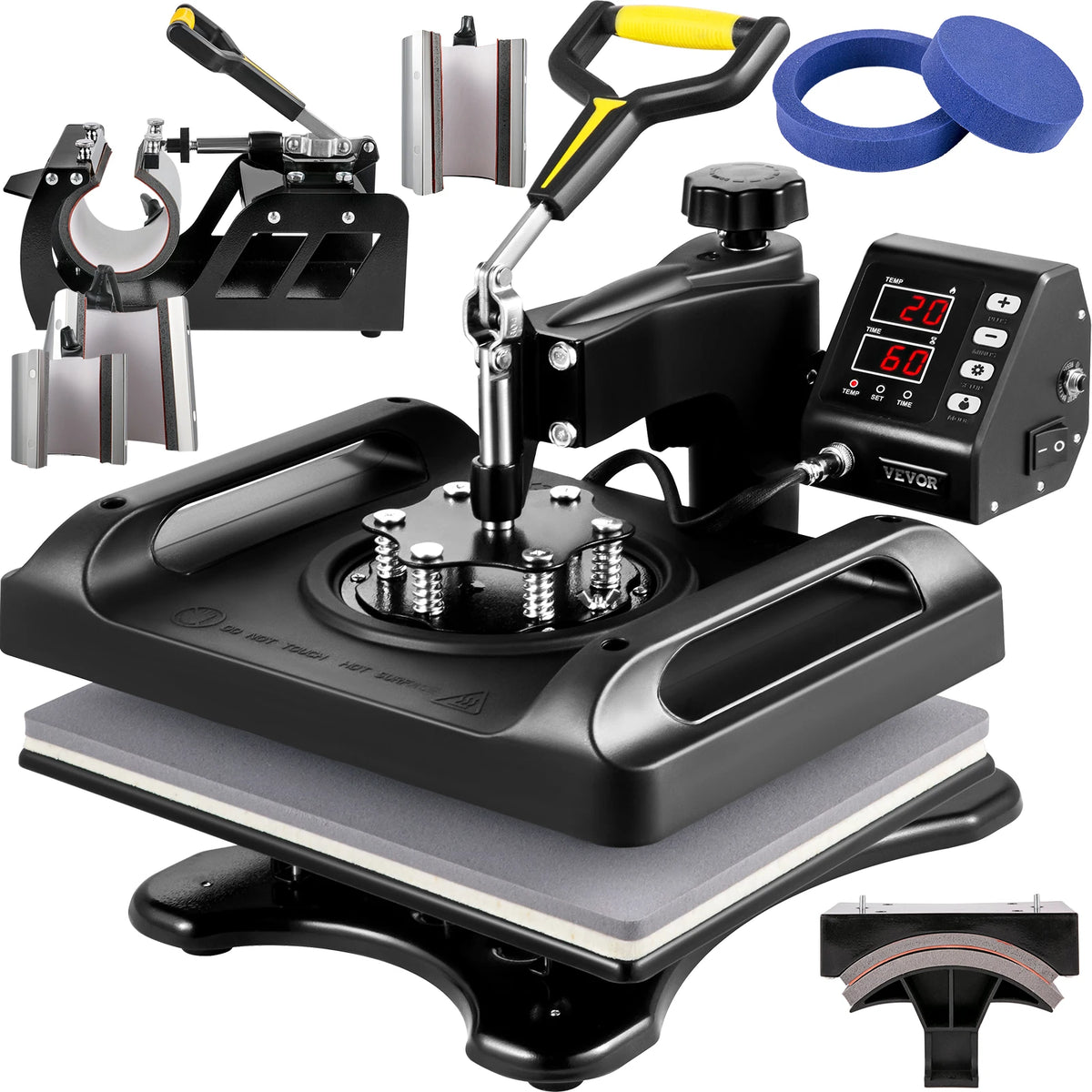 SucceBuy Eight In One Combo Heat Press Machine for Sublimation Transfers