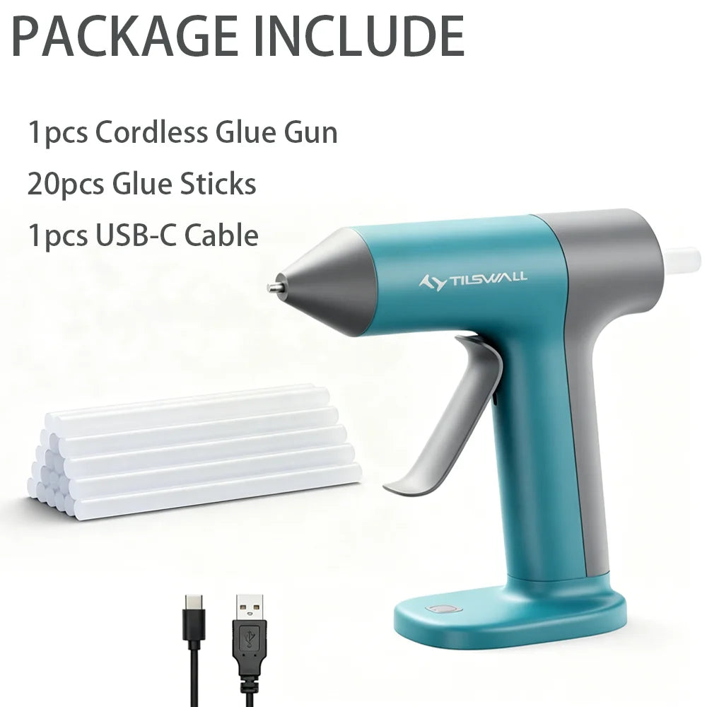 Parrior Cordless Hot Glue Gun With Quick Preheating