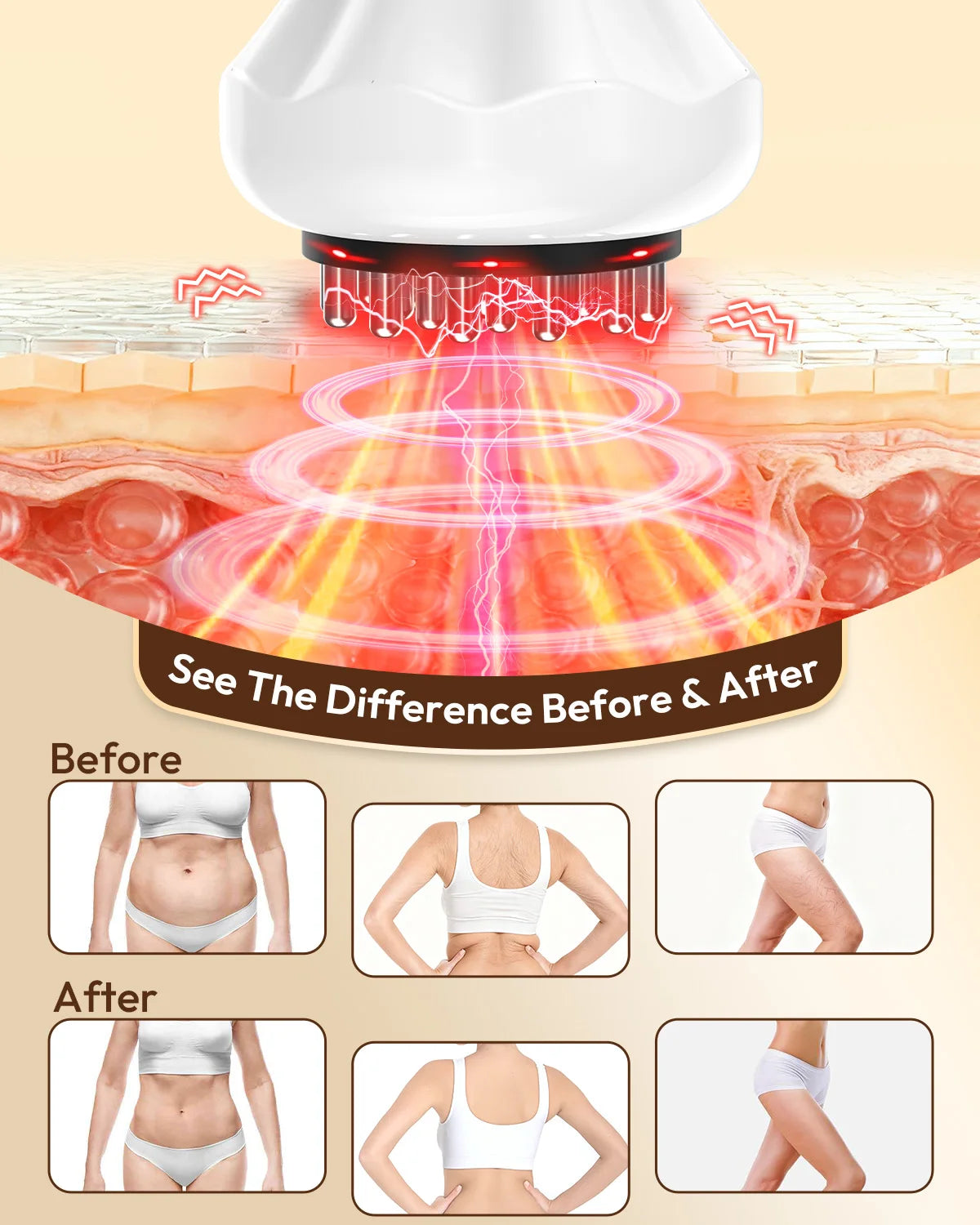 Lymphatic Drainage Massager for Body Sculpting and Relaxation