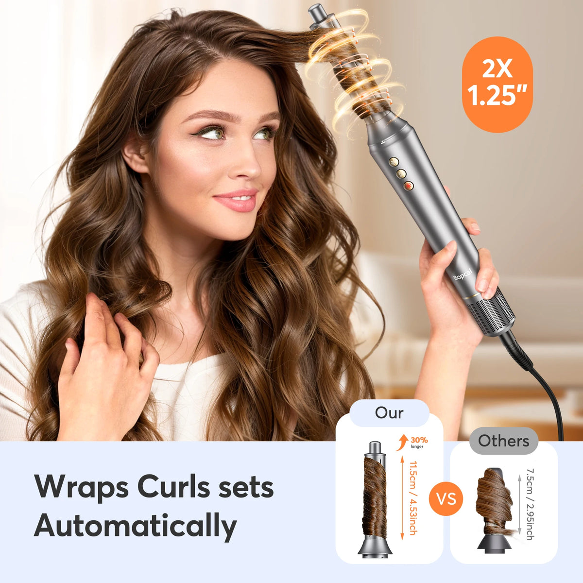BOPCAL 5 In 1 Multifunctional Hair Dryer Styling Comb