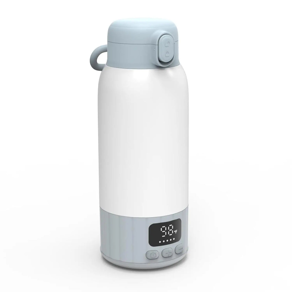 Portable Electric Thermos Cup With LED Temperature Display Milk Warmer