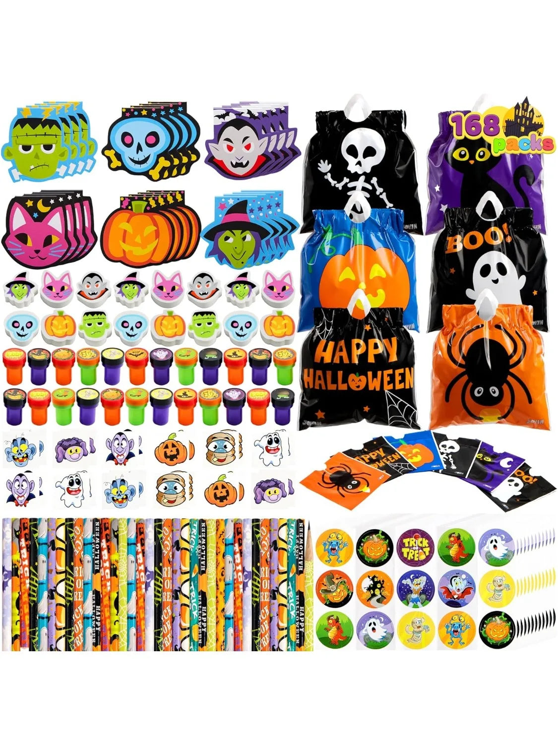 Joyfy Halloween Art And Craft Stationery Party Favor Gift Set