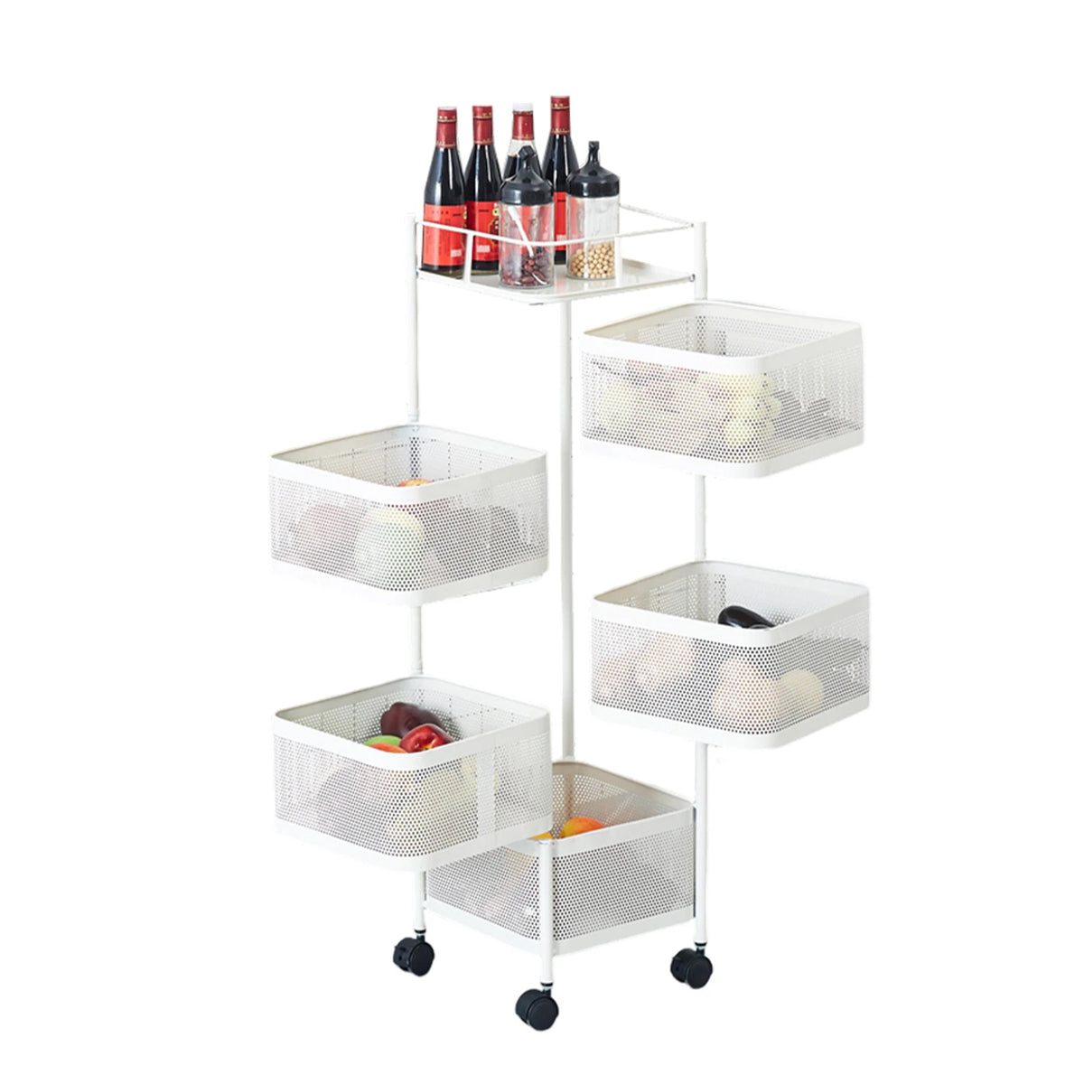 HobbyLane Five Layer Rotatable Carbon Steel Storage Rack