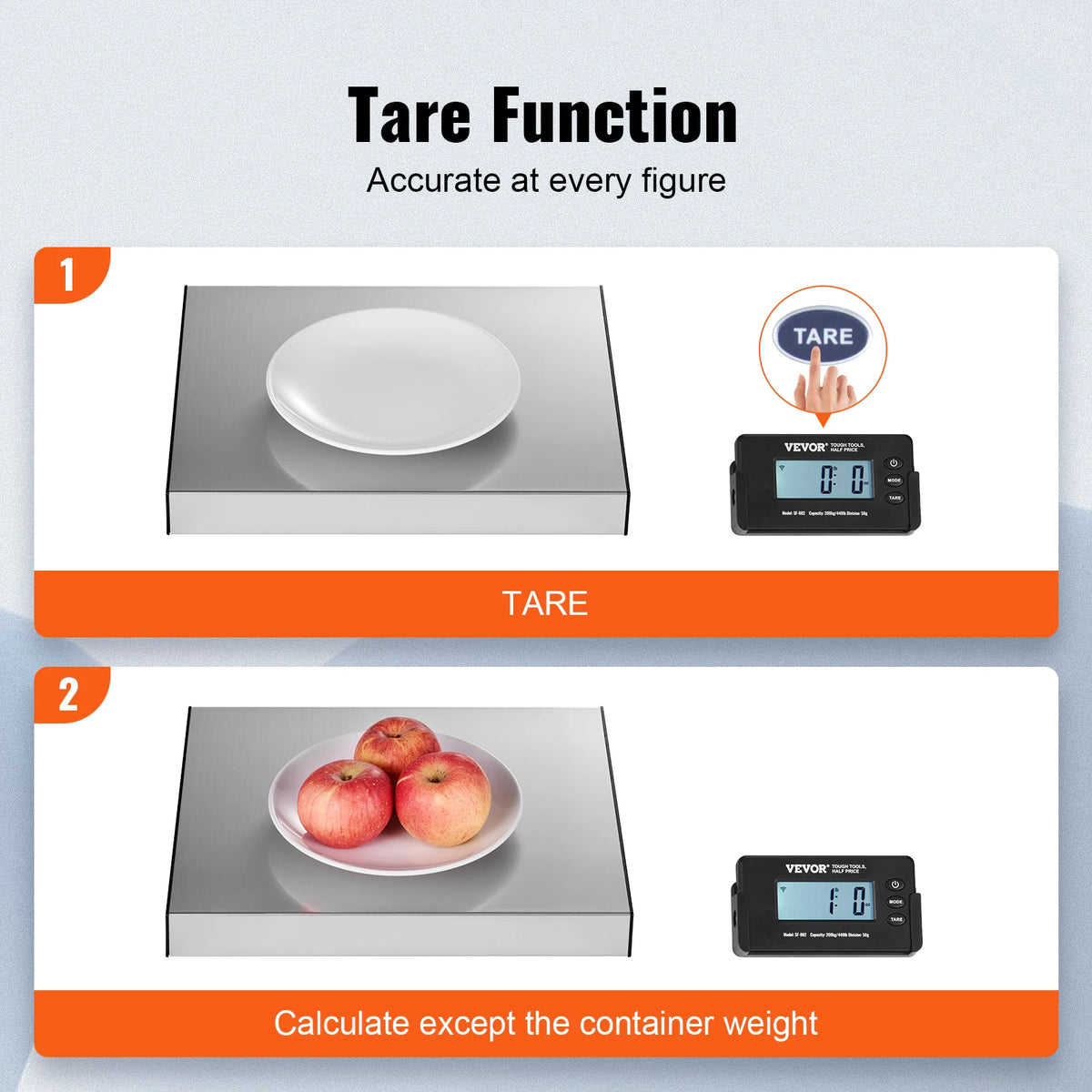 Split Type Digital Shipping Scale With LCD Screen And Timer