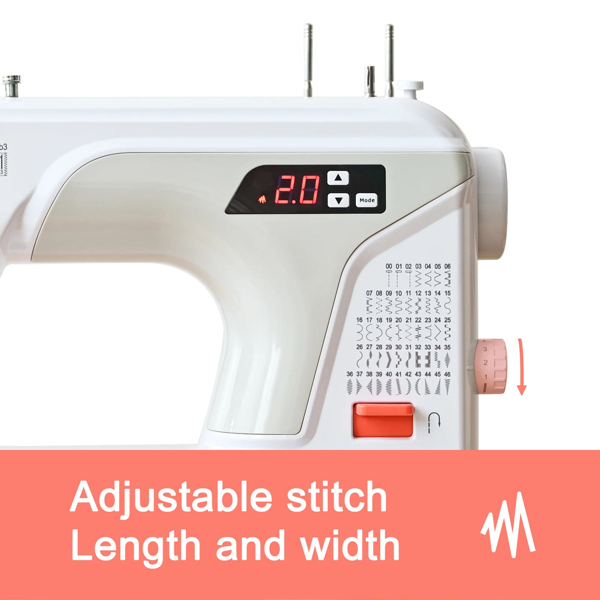 PooLin EOC01 Computerized Mechanical Sewing Machine With Lock Stitch