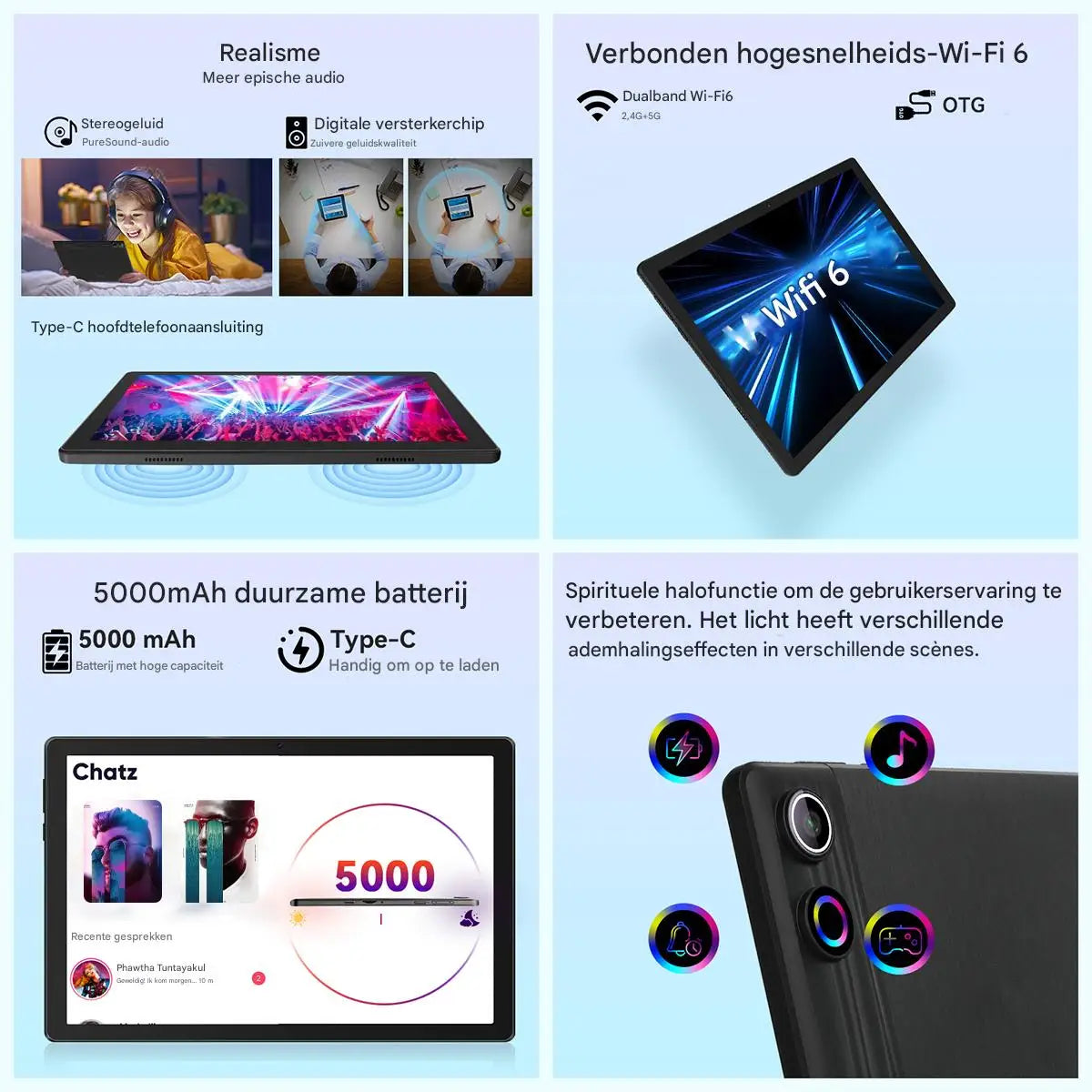 URAO Android 15 Tablet With Premium Accessories Bundle