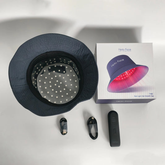 Hello Face T100 Red Light Hair Regrowth Therapy Cap Controller