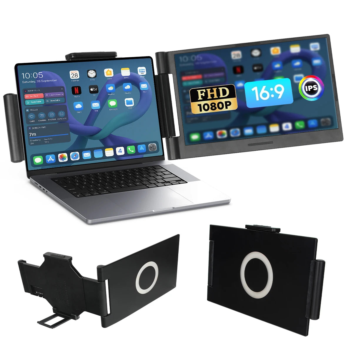 AEEZO-US Laptop Screen Extender 1080P IPS Portable Monitor