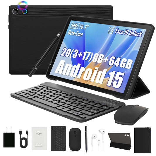 URAO Android 15 Tablet With Premium Accessories Bundle