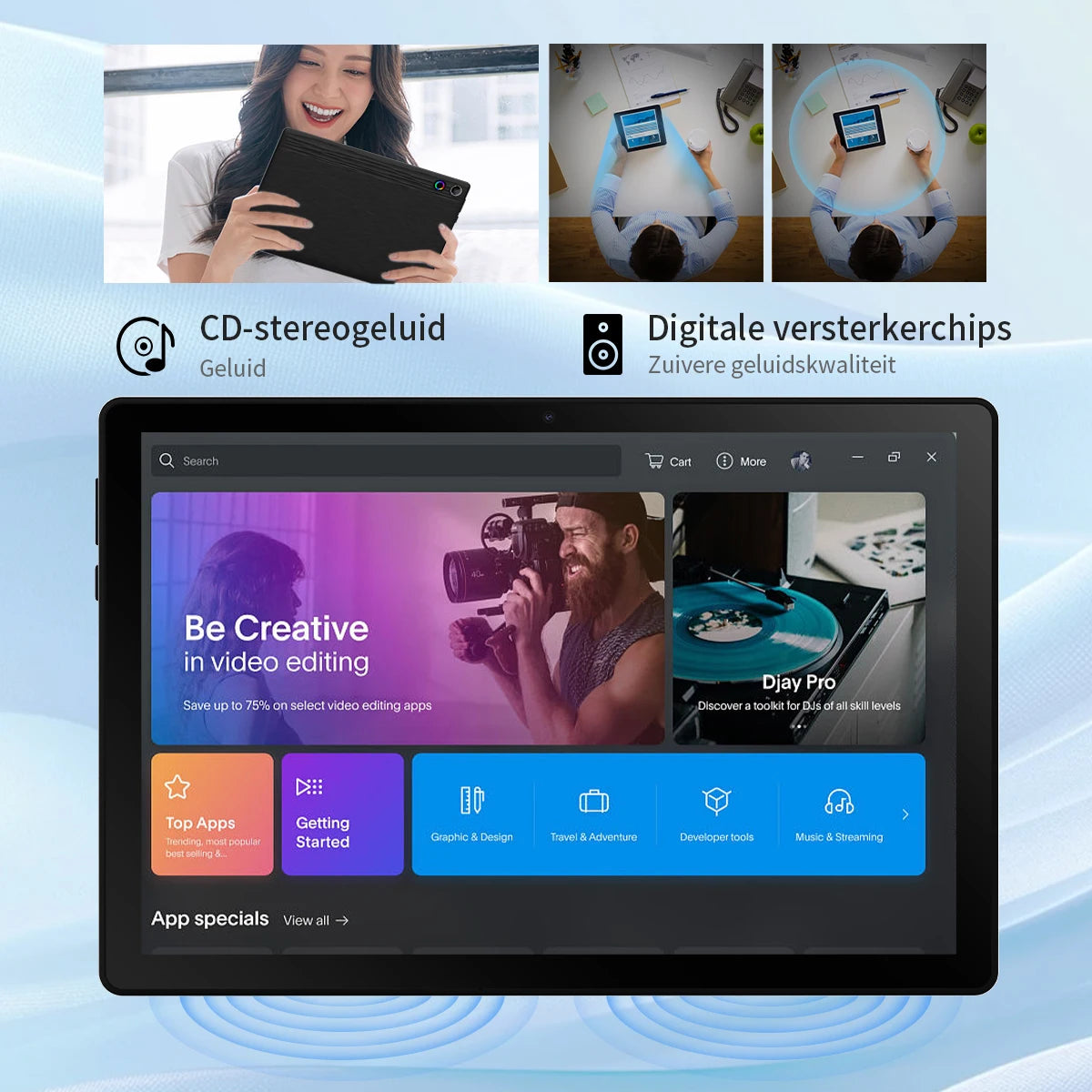 URAO Android 15 Tablet With Premium Accessories Bundle