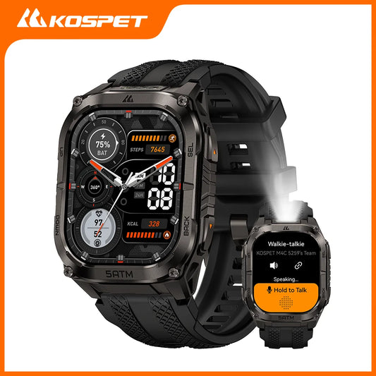 Kospet Tank M4C GPS Smartwatch For Men Waterproof Health Tracker