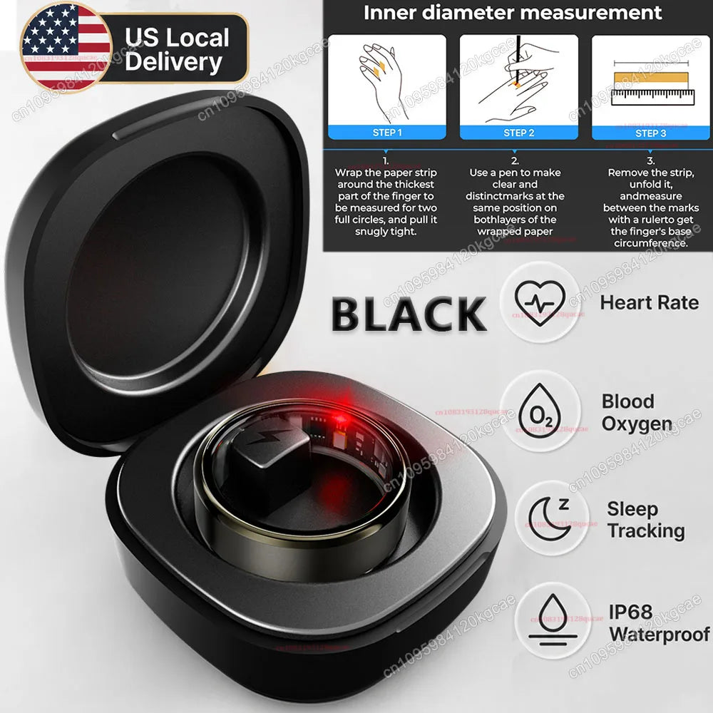 Ola Esporte Smart Ring Fitness Tracker Heart Rate Sleep Monitor