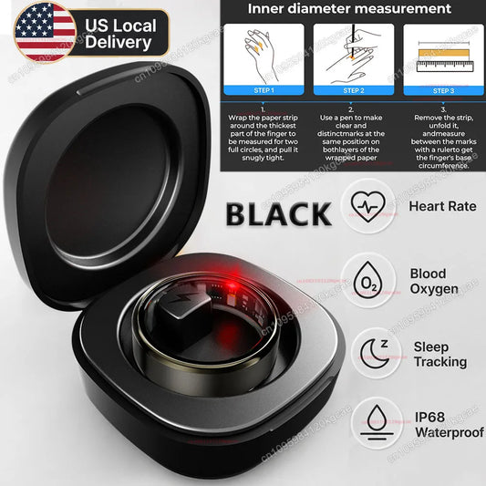 Ola Esporte Smart Ring Fitness Tracker Heart Rate Sleep Monitor