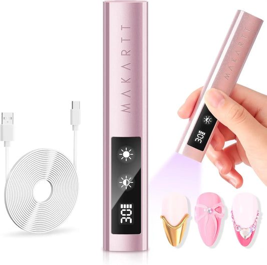 Makartt Handheld UV Nail Lamp With Painless Mode