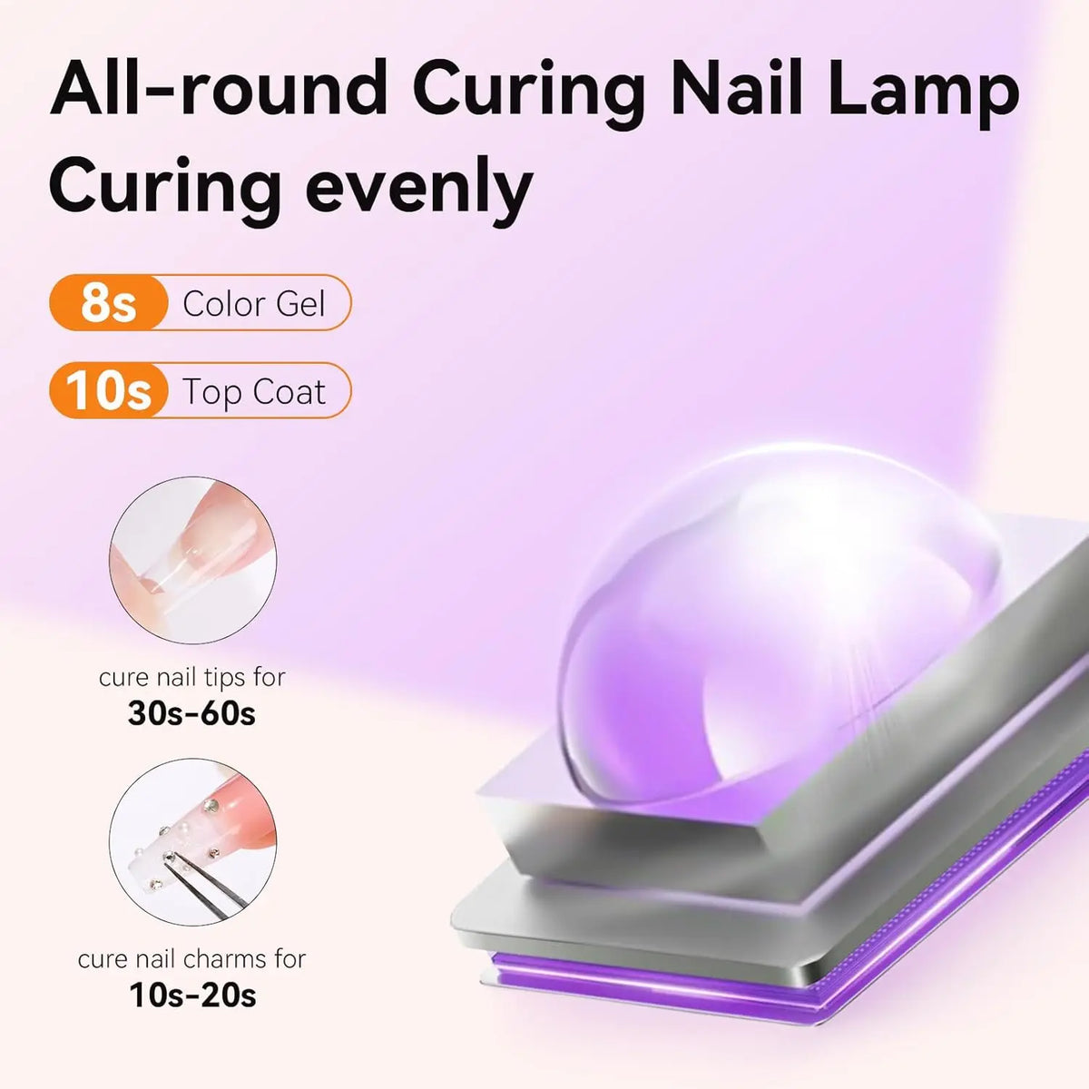 Makartt Handheld UV Nail Lamp With Painless Mode
