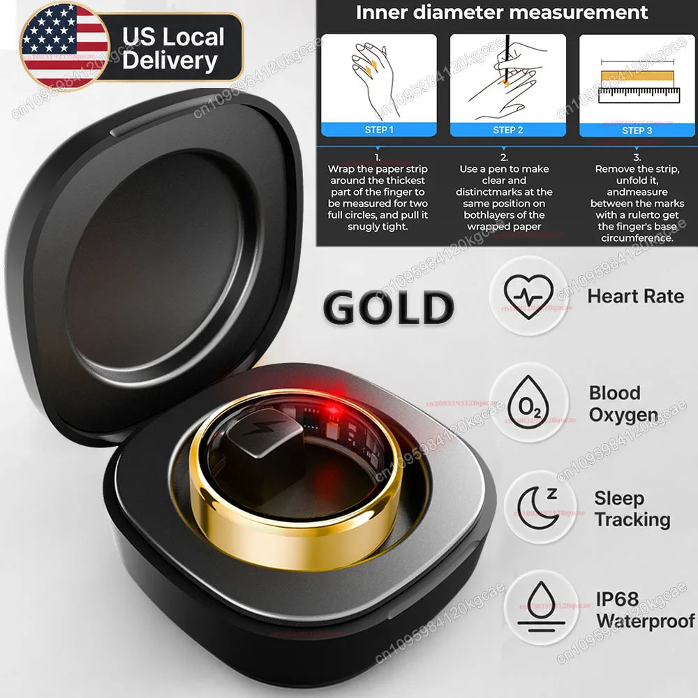 Ola Esporte Smart Ring Fitness Tracker Heart Rate Sleep Monitor