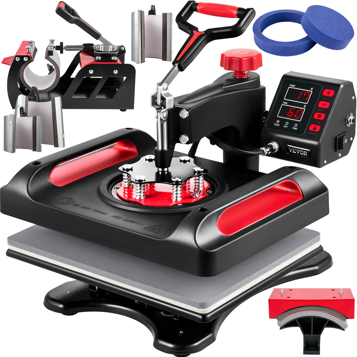 SucceBuy Eight In One Combo Heat Press Machine for Sublimation Transfers