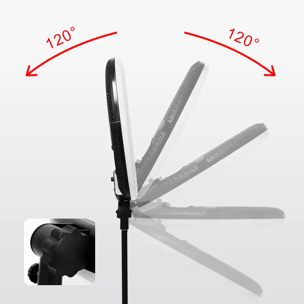 Yidoblo 96w Bicolor LED Ring Light Kit Including Stand Bag