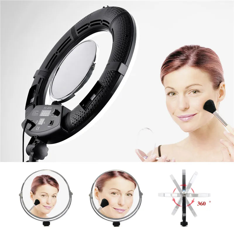 Yidoblo 96w Bicolor LED Ring Light Kit Including Stand Bag