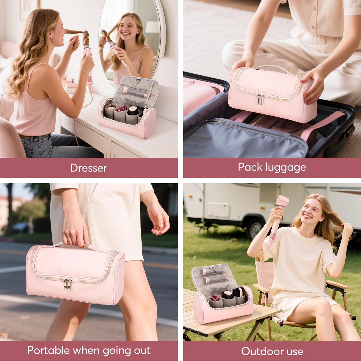 BOPCAL 5-in-1 Hot Air Hair Dryer Brush Styling Set