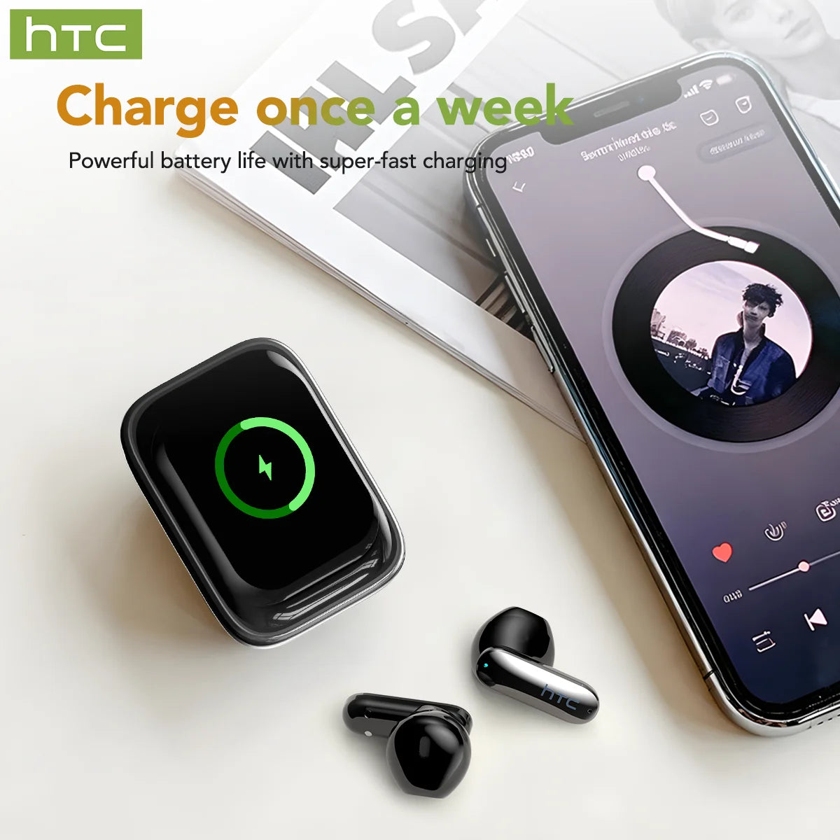 Wireless Bluetooth Earbuds With Noise Cancelling And AI Translation