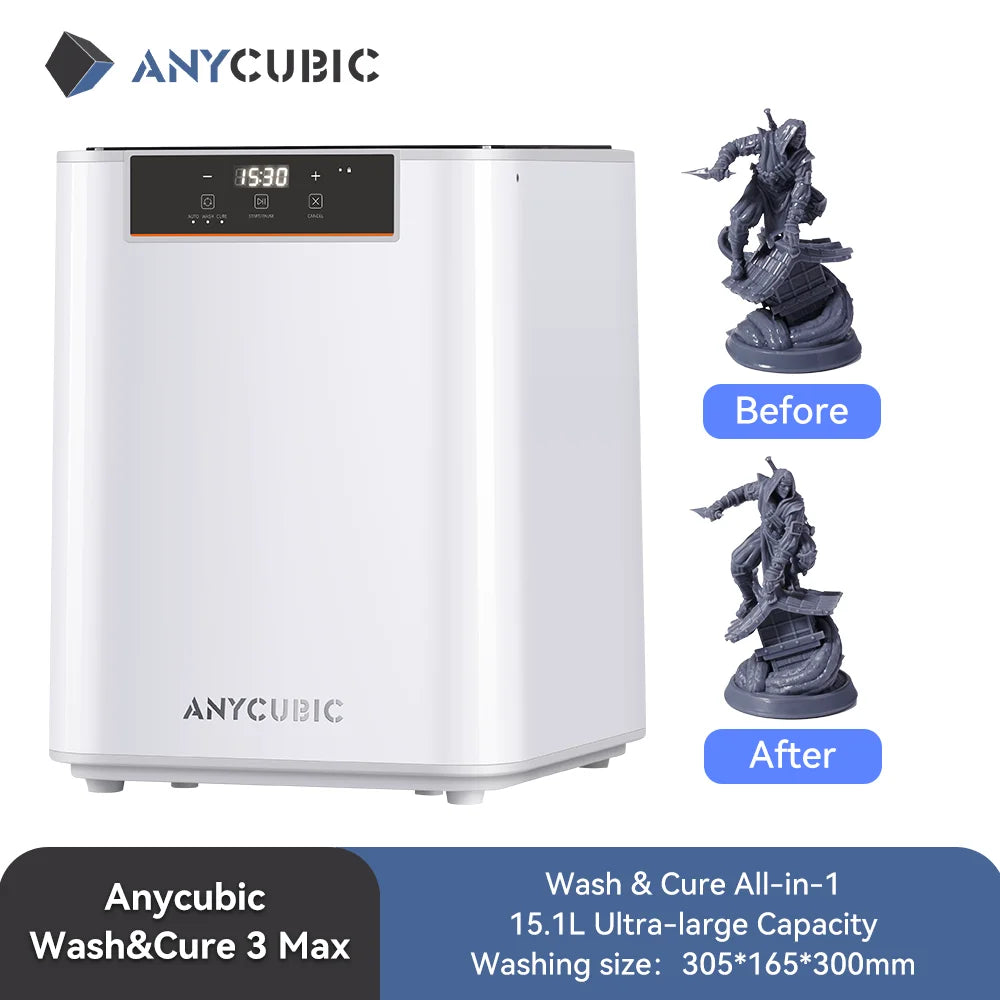 Anycubic Wash And Cure 3D Resin Printer Cleaning System