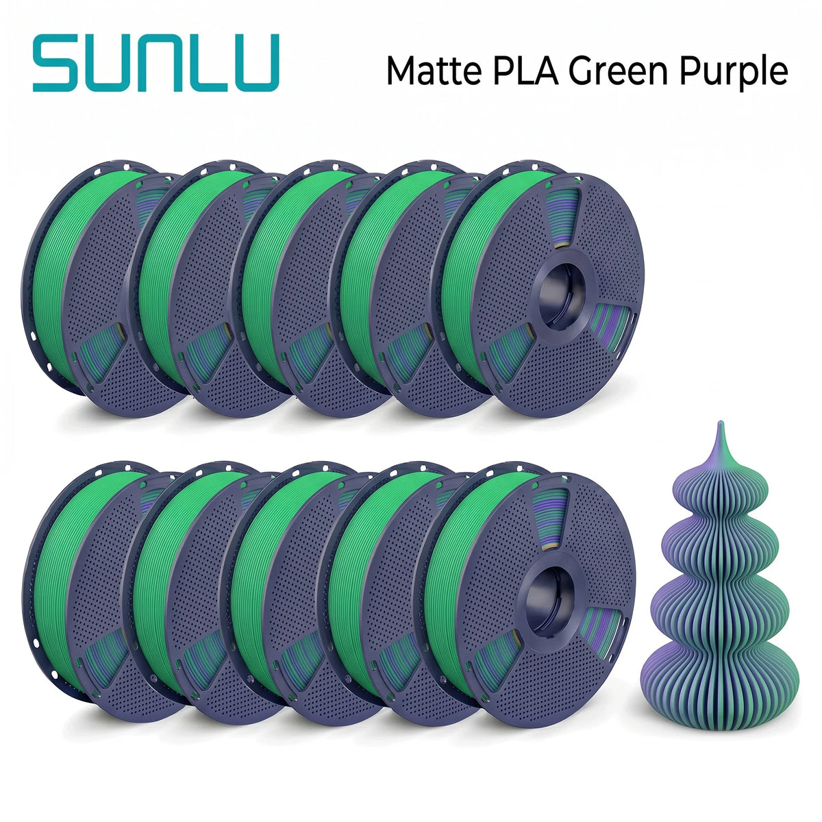 Sunlu Matte PLA 3D Printer Filament Premium Quality Smooth Prints