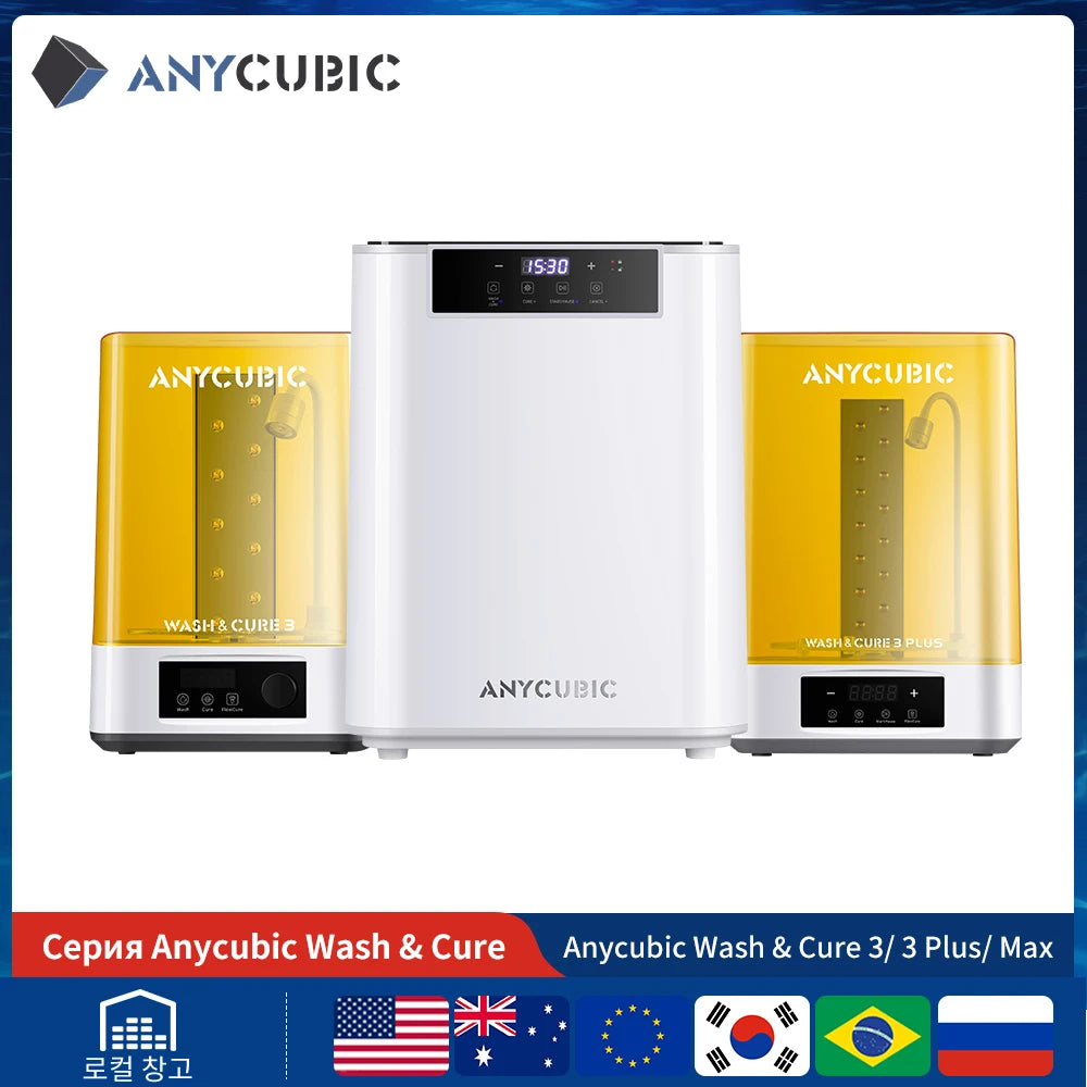 Anycubic Wash And Cure 3D Resin Printer Cleaning System