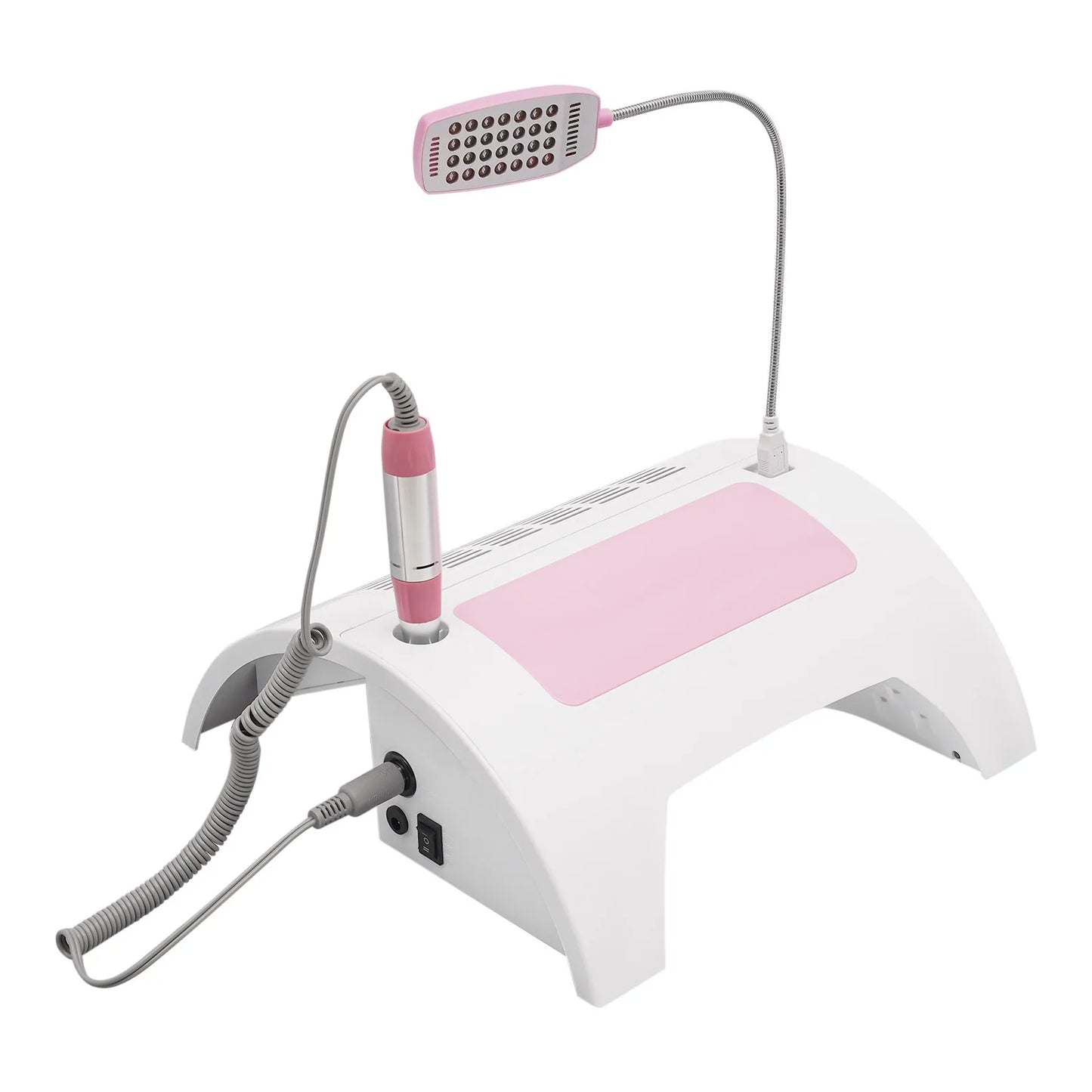 Bymaocar 5 In 1 Manicure Lamp Dust Collector Nail Drill