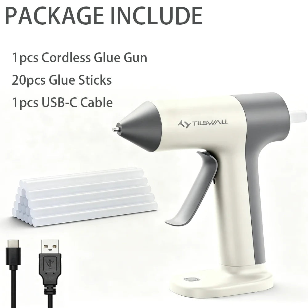 Parrior Cordless Hot Glue Gun With Quick Preheating