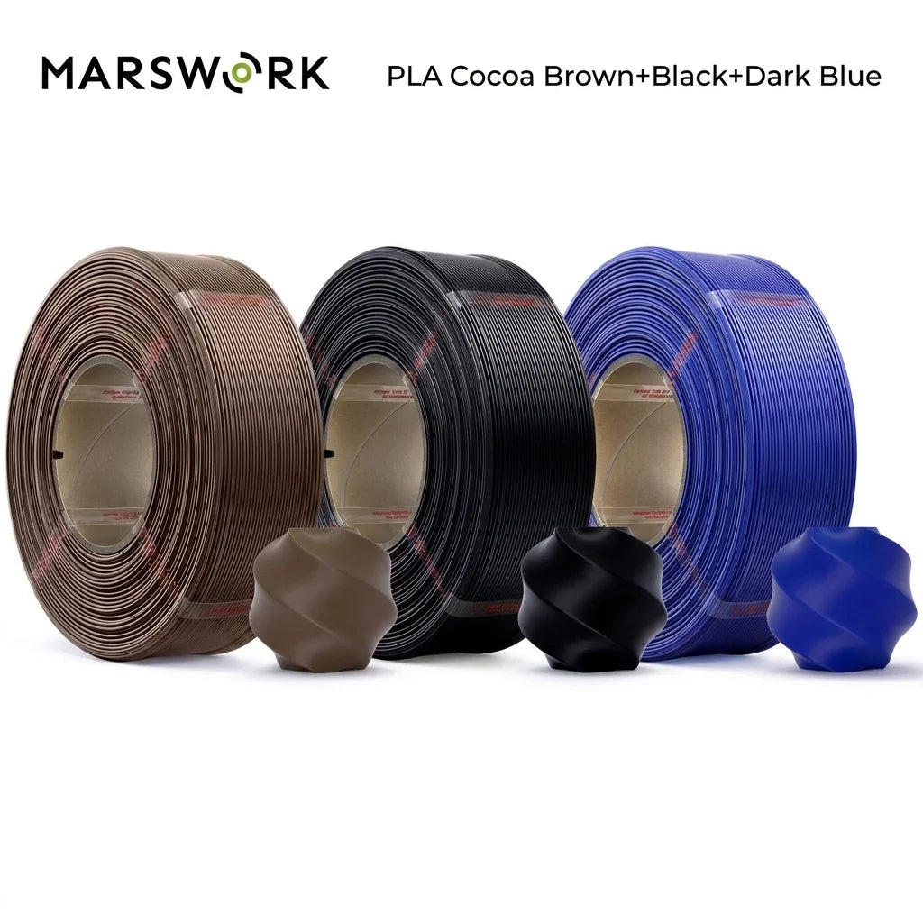 MarsWork PLA Filament Pre Dried AMS Compatible 3D Printer Spool