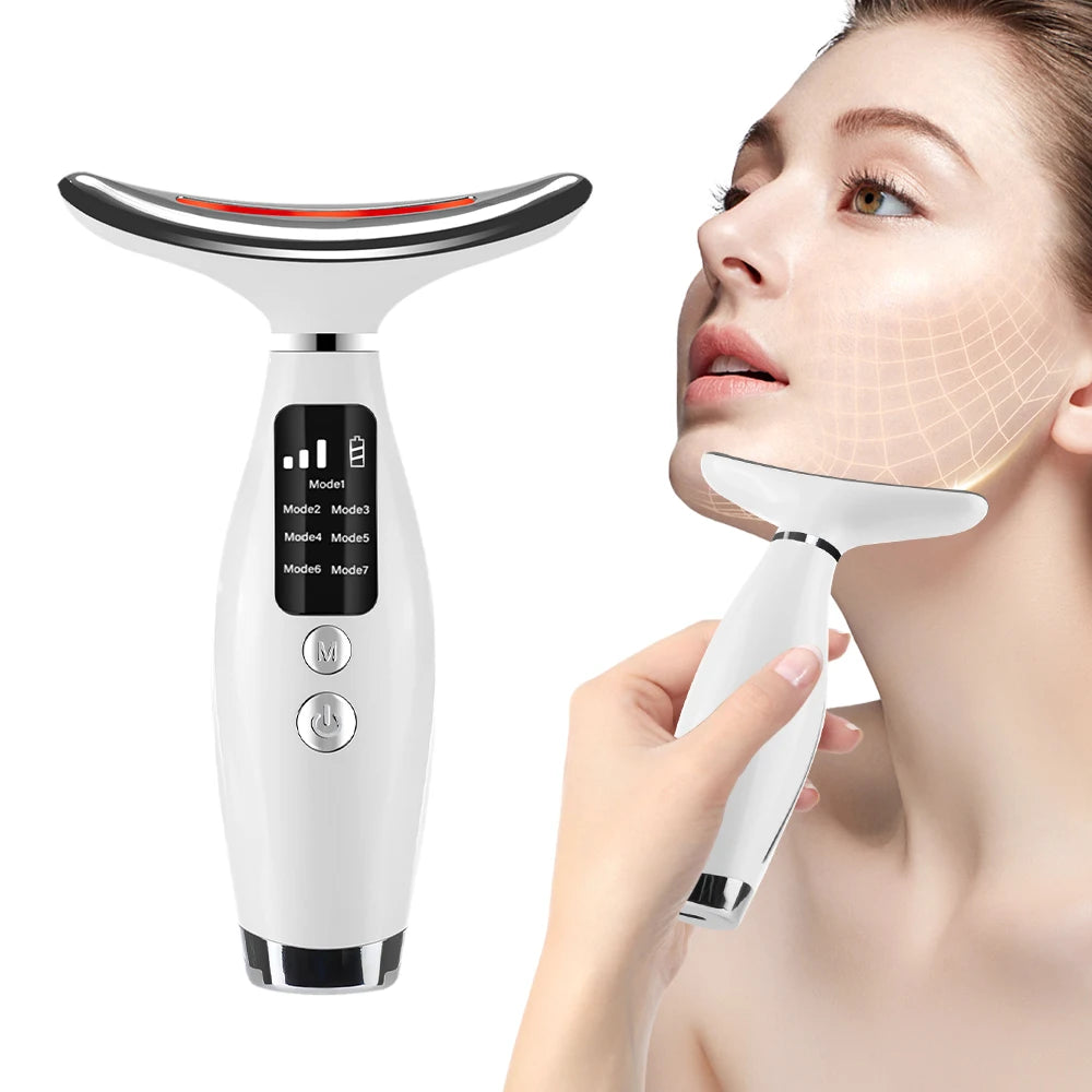 LED Facial Massager For Skin Tightening And Anti Wrinkle Care