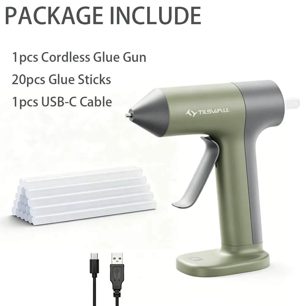 Parrior Cordless Hot Glue Gun With Quick Preheating
