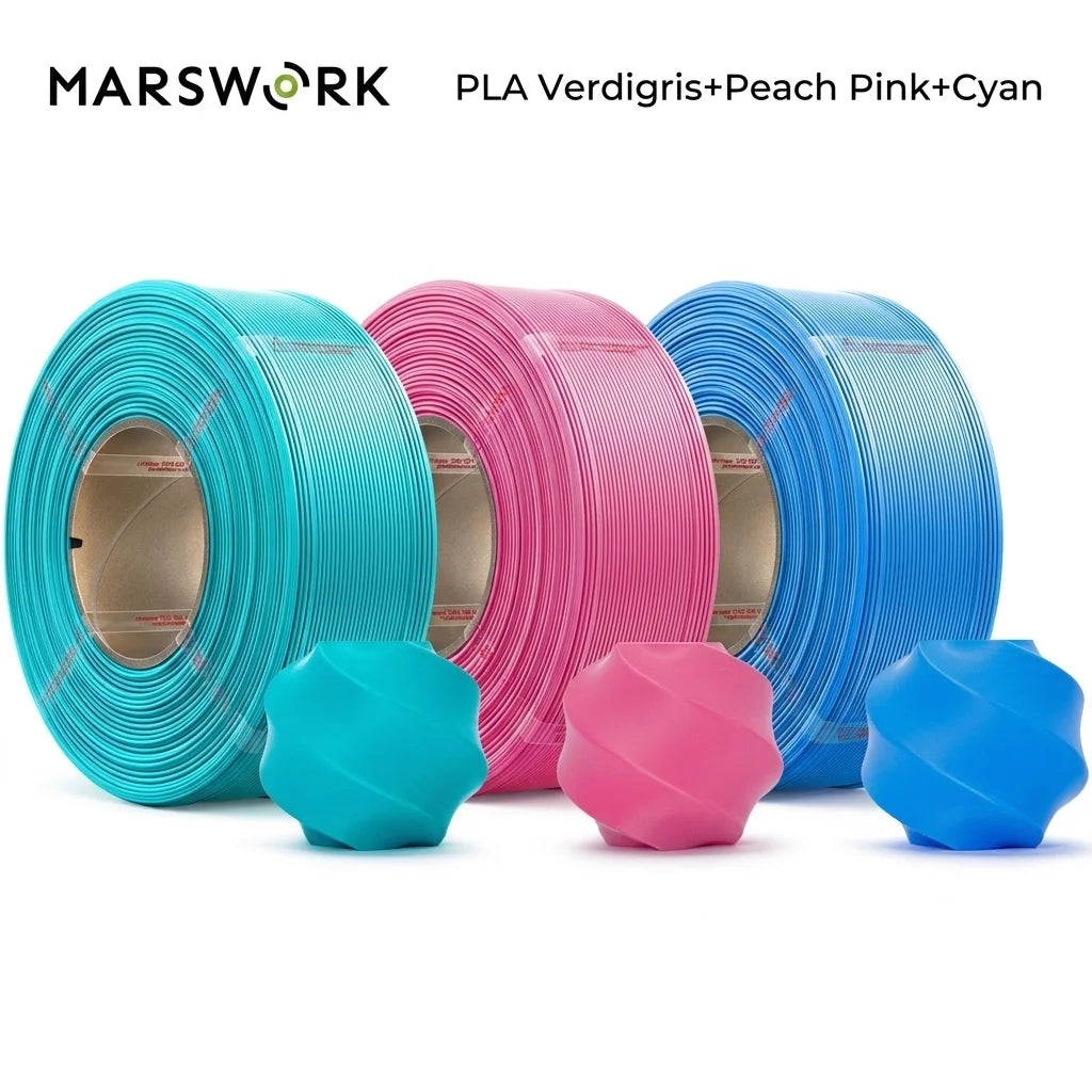 MarsWork PLA Filament Pre Dried AMS Compatible 3D Printer Spool