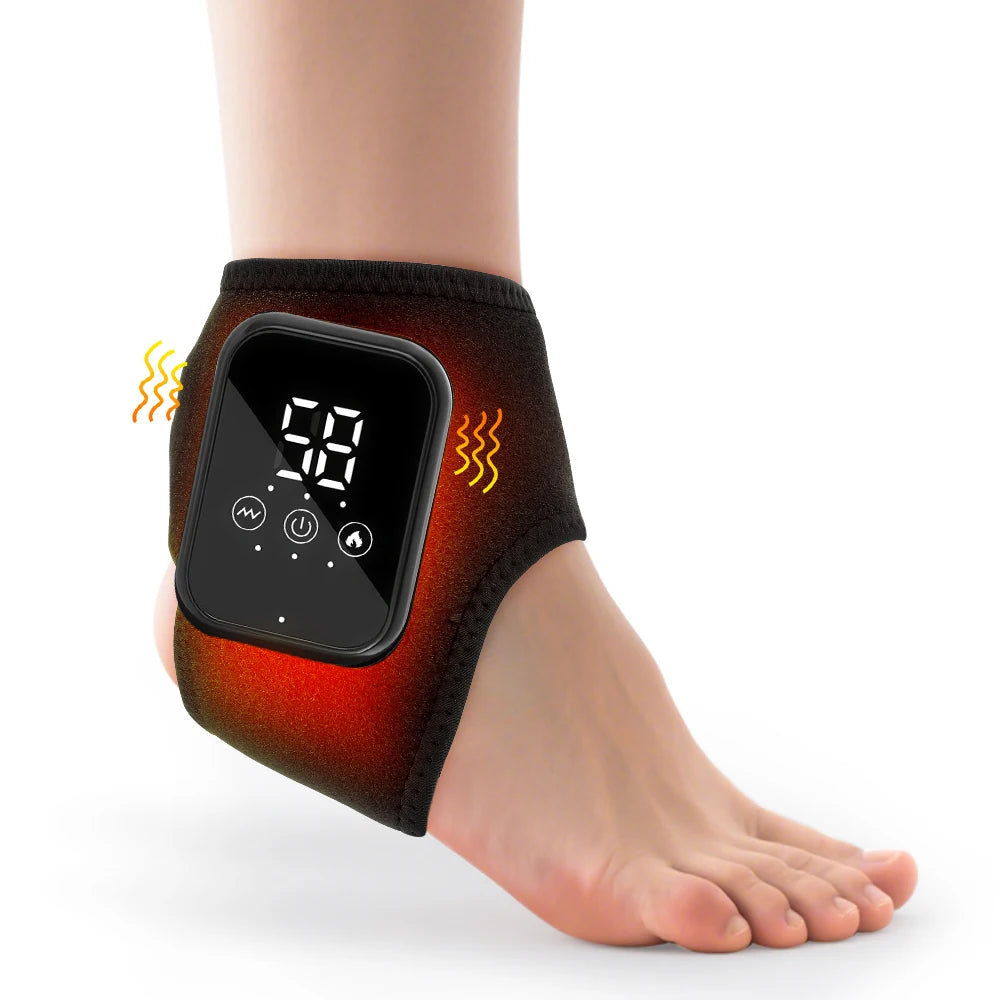 Portable Heated Electric Foot And Ankle Vibration Massager