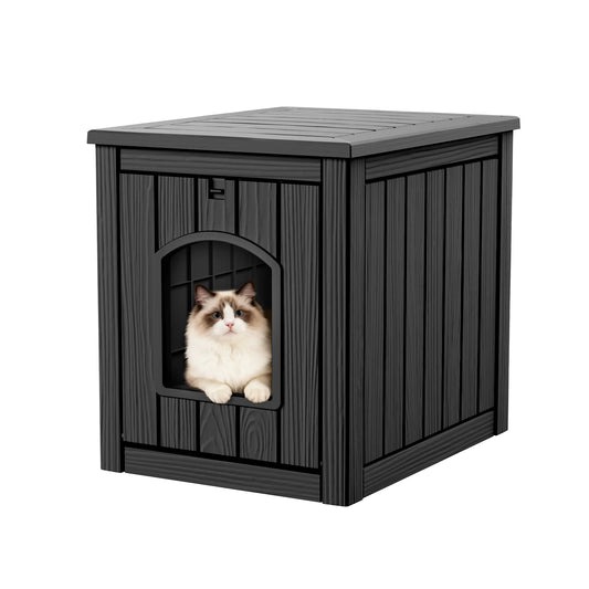 Waterproof Resin Indoor Outdoor Cat House And Dog Kennel